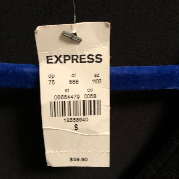 Express Black and Blue Garment - Picture 3 of 5